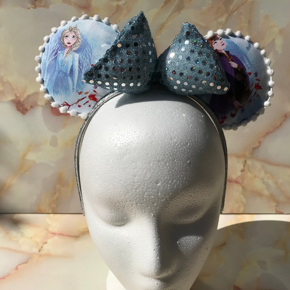 Disney inspired Frozen mouse ears.
